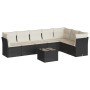 Set de sofás de jardín 8 piezas y cojines ratán sintético negro de , Conjuntos de jardín - Ref: Foro24-3217746, Precio: 433,3...