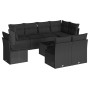 Set de sofás de jardín 8 piezas y cojines ratán sintético negro de , Conjuntos de jardín - Ref: Foro24-3217765, Precio: 547,6...