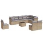 Set de sofás de jardín 11pzas con cojines ratán sintético beige de , Conjuntos de jardín - Ref: Foro24-3217809, Precio: 622,3...