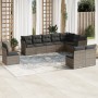 Set de sofás de jardín 10 pzas con cojines ratán sintético gris de , Conjuntos de jardín - Ref: Foro24-3217800, Precio: 566,4...
