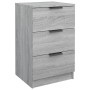 Mesitas de noche 2 unidades color gris Sonoma 40x36x65 cm de vidaXL, Mesitas de noche - Ref: Foro24-817054, Precio: 88,23 €, ...