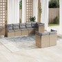 Juego de sofás de jardín con cojines beige 8 pzas ratán PE de , Conjuntos de jardín - Ref: Foro24-3249748, Precio: 539,16 €, ...