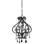 Lámpara de techo con cuentas plateado redonda E14 de vidaXL, Lámparas - Ref: Foro24-281594, Precio: 45,24 €, Descuento: %