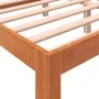 Estructura cama con cabecero madera pino marrón cera 150x200 cm de , Camas y somieres - Ref: Foro24-844275, Precio: 104,06 €,...
