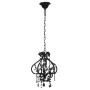 Lámpara de techo con cuentas plateado redonda E14 de vidaXL, Lámparas - Ref: Foro24-281594, Precio: 45,24 €, Descuento: %