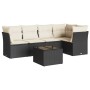 Set de sofás de jardín 6 piezas y cojines ratán sintético negro de , Conjuntos de jardín - Ref: Foro24-3249445, Precio: 371,9...