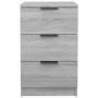 Mesitas de noche 2 unidades color gris Sonoma 40x36x65 cm de vidaXL, Mesitas de noche - Ref: Foro24-817054, Precio: 88,23 €, ...
