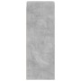 Mueble de pared puertas de vidrio gris hormigón 35x37x100 cm de , Taquillas y armarios de almacenamiento - Ref: Foro24-836486...