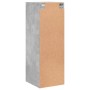 Mueble de pared puertas de vidrio gris hormigón 35x37x100 cm de , Taquillas y armarios de almacenamiento - Ref: Foro24-836486...