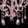 Lámpara de techo con cuentas rosa redonda E14 de vidaXL, Lámparas - Ref: Foro24-281595, Precio: 41,56 €, Descuento: %