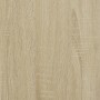 Armario auxiliar puertas de vidrio roble Sonoma 69x37x100 cm de , Aparadores - Ref: Foro24-836548, Precio: 74,64 €, Descuento: %