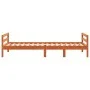 Estructura de cama madera maciza de pino marrón cera 75x190 cm de , Camas y somieres - Ref: Foro24-844488, Precio: 95,90 €, D...