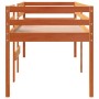 Cama alta madera maciza de pino marrón cera 90x190 cm de , Camas y somieres - Ref: Foro24-844483, Precio: 153,34 €, Descuento: %