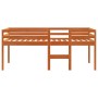 Cama alta madera maciza de pino marrón cera 90x200 cm de , Camas y somieres - Ref: Foro24-844481, Precio: 135,71 €, Descuento: %