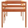 Cama alta madera maciza de pino marrón cera 90x200 cm de , Camas y somieres - Ref: Foro24-844481, Precio: 135,71 €, Descuento: %