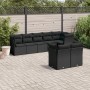 Set de sofás de jardín 8 piezas y cojines ratán sintético negro de , Conjuntos de jardín - Ref: Foro24-3217905, Precio: 531,0...