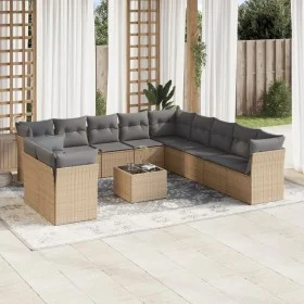 Set de sofás de jardín 12 pzas y cojines ratán sintético marrón de , Conjuntos de jardín - Ref: Foro24-3217889, Precio: 731,2...