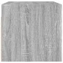 Mueble pared puertas de vidrio 2 uds gris Sonoma 68,5x37x35 cm de , Taquillas y armarios de almacenamiento - Ref: Foro24-8365...