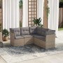 Juego de sofás jardín con cojines 5 pzas ratán sintético beige de , Conjuntos de jardín - Ref: Foro24-3249458, Precio: 350,17...