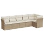 Juego de sofás jardín con cojines 6 pzas ratán sintético beige de , Conjuntos de jardín - Ref: Foro24-3217658, Precio: 400,80...
