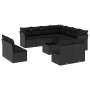 Set de sofás de jardín 12 piezas cojines ratán sintético negro de , Conjuntos de jardín - Ref: Foro24-3217825, Precio: 720,51...