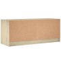 Mueble de TV con puertas de vidrio roble Sonoma 102x37x42 cm de , Muebles TV - Ref: Foro24-836373, Precio: 63,60 €, Descuento: %
