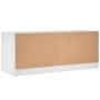 Mueble de TV con puertas de vidrio blanco 102x37x42 cm de , Muebles TV - Ref: Foro24-836371, Precio: 48,38 €, Descuento: %