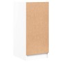Armario auxiliar con puertas de vidrio blanco 35x37x75,5 cm de , Aparadores - Ref: Foro24-836399, Precio: 53,86 €, Descuento: %