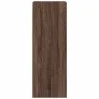 Mueble de pared puertas de vidrio marrón roble 35x37x100 cm de , Taquillas y armarios de almacenamiento - Ref: Foro24-836489,...