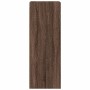 Mueble de pared puertas de vidrio marrón roble 35x37x100 cm de , Taquillas y armarios de almacenamiento - Ref: Foro24-836489,...