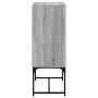 Armario auxiliar puertas de vidrio gris Sonoma 69x37x100 cm de , Aparadores - Ref: Foro24-836551, Precio: 76,44 €, Descuento: %