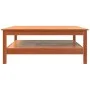Mesa de centro madera maciza de pino marrón cera 100x100x40 cm de , Mesas de centro - Ref: Foro24-844470, Precio: 130,10 €, D...
