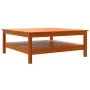 Mesa de centro madera maciza de pino marrón cera 100x100x40 cm de , Mesas de centro - Ref: Foro24-844470, Precio: 130,10 €, D...