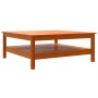 Mesa de centro madera maciza de pino marrón cera 100x100x40 cm de , Mesas de centro - Ref: Foro24-844470, Precio: 131,74 €, D...
