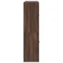 Estantería con puertas madera marrón roble 136x37x142 cm de , Librerías y estanterías - Ref: Foro24-3206530, Precio: 250,52 €...