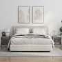 Mesitas noche puertas de vidrio 2 uds gris hormigón 35x37x42 cm de , Mesitas de noche - Ref: Foro24-836350, Precio: 39,86 €, ...