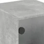 Mesitas noche puertas de vidrio 2 uds gris hormigón 35x37x42 cm de , Mesitas de noche - Ref: Foro24-836350, Precio: 39,86 €, ...