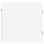 Mesitas de noche con puertas de vidrio 2 uds blanco 35x37x35 cm de , Mesitas de noche - Ref: Foro24-836463, Precio: 52,49 €, ...