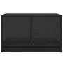 Mesa de centro con puertas de vidrio negra 68x50x42 cm de , Mesas de centro - Ref: Foro24-836365, Precio: 45,16 €, Descuento: %