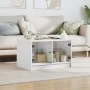 Mesa de centro con puertas de vidrio blanca 68x50x42 cm de , Mesas de centro - Ref: Foro24-836364, Precio: 45,16 €, Descuento: %