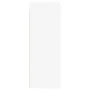Mueble de pared con puertas de vidrio blanco 35x37x100 cm de , Taquillas y armarios de almacenamiento - Ref: Foro24-836483, P...
