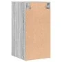 Mueble de pared puertas de vidrio gris Sonoma 35x37x68,5 cm de , Taquillas y armarios de almacenamiento - Ref: Foro24-836481,...