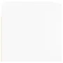 Mueble de pared con puertas de vidrio blanco 68,5x37x35 cm de , Taquillas y armarios de almacenamiento - Ref: Foro24-836497, ...