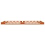 Cama de palets madera maciza de pino marrón cera 90x200 cm de , Camas y somieres - Ref: Foro24-844452, Precio: 93,52 €, Descu...