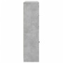 Estantería con puertas madera de ingeniería gris 136x37x142 cm de , Librerías y estanterías - Ref: Foro24-3206527, Precio: 29...