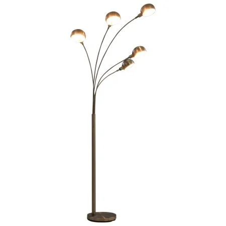 Lámpara de pie plateado 5 x E14 200 cm de vidaXL, Lámparas - Ref: Foro24-282417, Precio: 117,37 €, Descuento: %