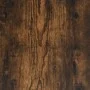 Mesita de noche con puerta de vidrio roble ahumado 35x37x42 cm de , Mesitas de noche - Ref: Foro24-836351, Precio: 33,25 €, D...