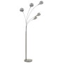 Lámpara de pie plateado 5 x E14 200 cm de vidaXL, Lámparas - Ref: Foro24-282417, Precio: 114,08 €, Descuento: %