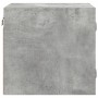 Mesitas noche puertas de vidrio 2 uds gris hormigón 35x37x35 cm de , Mesitas de noche - Ref: Foro24-836469, Precio: 44,30 €, ...