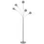 Lámpara de pie plateado 5 x E14 200 cm de vidaXL, Lámparas - Ref: Foro24-282417, Precio: 114,08 €, Descuento: %